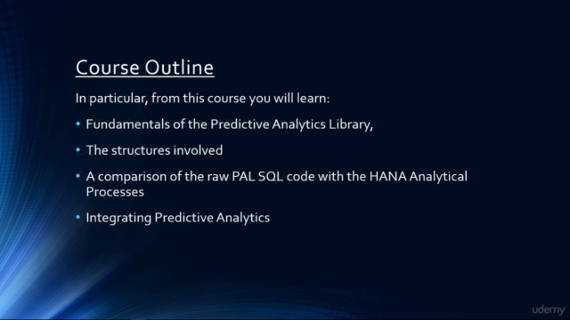 Introduction to Predictive Analytics on SAP HANA - Screenshot_03