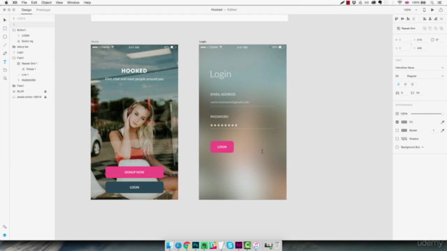 UI/UX design with Adobe XD: Design & Prototype a Mobile App - Screenshot_01