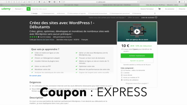 Méthode express' : créer un site avec WordPress - Screenshot_04