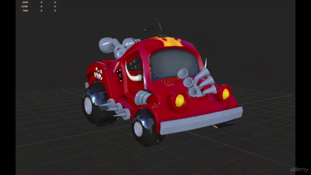 Learn to Model a Cartoon Car in Maya - Screenshot_03