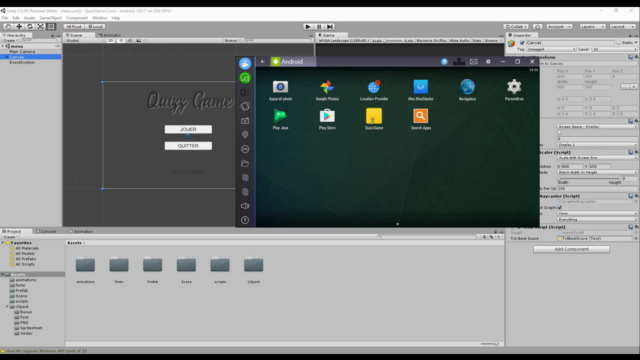 Débutez et réaliser un Quizz Game pour Android avec UNITY3D - Screenshot_04