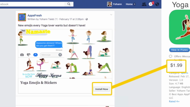 Facebook Ads Arbitrage using iPhone sticker apps - Screenshot_02