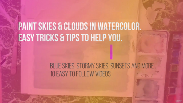 ESSENTIAL. Paint SKIES & CLOUDS. Clear video demos. Easy. - Screenshot_01