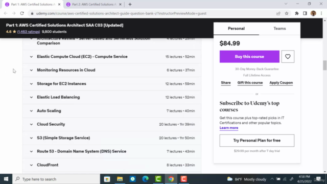 Part 1: AWS Certified Solutions Architect SAA C03 [2025] - Screenshot_02