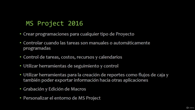 Aprende MS Project 2016 desde cero - Screenshot_01