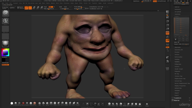 Learn ZBrush with this Beginners Compendium Online Course - Screenshot_04