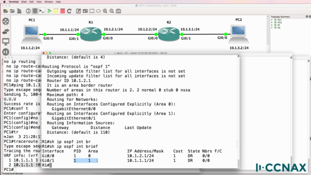 CCNA OSPF troubleshooting: Cisco CCNA and ICND2 exam prep - Screenshot_02