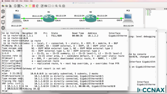 CCNA OSPF troubleshooting: Cisco CCNA and ICND2 exam prep - Screenshot_04