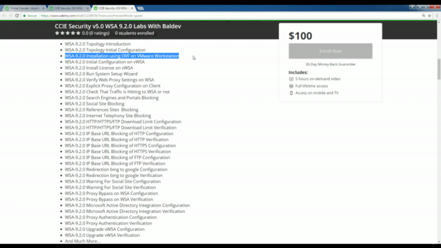 CCIE Security - WSA 9.2.0 Deep Dive: Labs - Screenshot_01