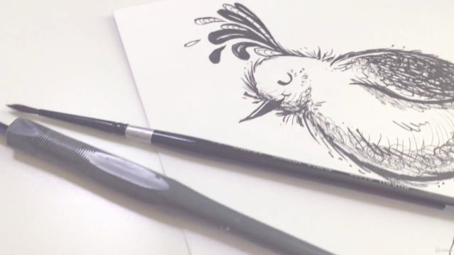 Pen & Ink Illustration: The Basics for Creating Magical Art - Screenshot_01