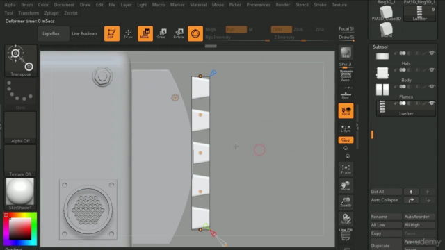 Hard Surface Modelling in Zbrush (Deutsch) - Screenshot_01