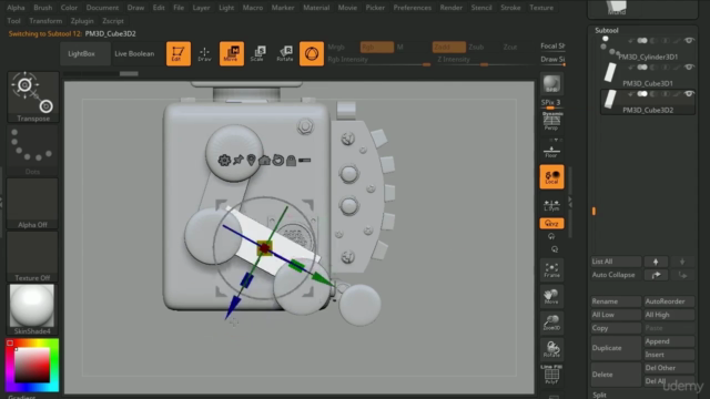 Hard Surface Modelling in Zbrush (Deutsch) - Screenshot_02