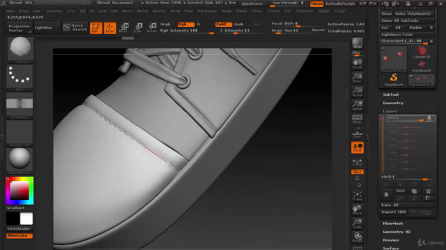 Game Character Sculpting For Beginners with Zbrush & Maya - Screenshot_03