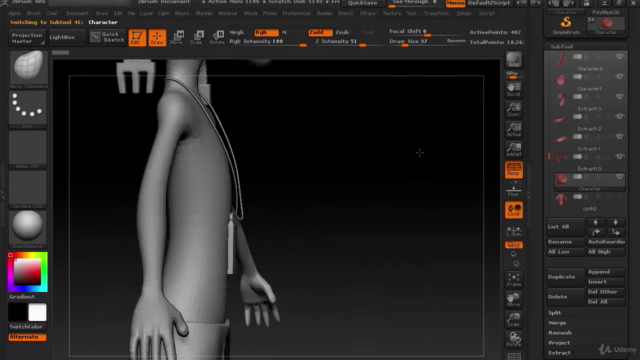 Game Character Sculpting For Beginners with Zbrush & Maya - Screenshot_04