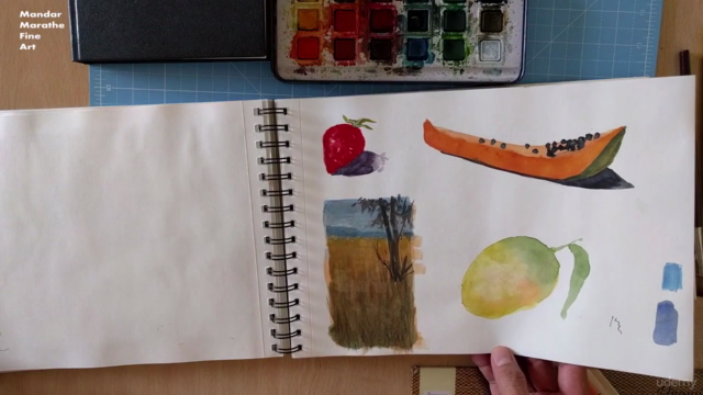 Sketchbook Everyday - Leaves in Watercolor - Screenshot_01