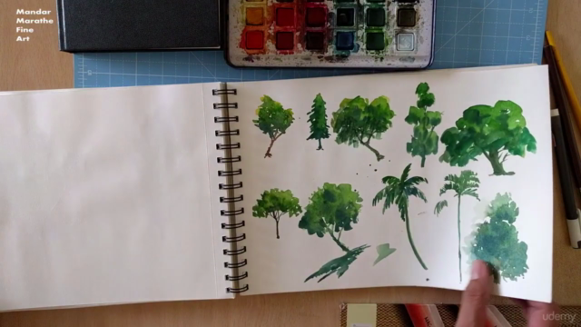 Sketchbook Everyday - Leaves in Watercolor - Screenshot_02