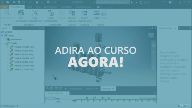 Autodesk Inventor Professional: Modelando a 3D - Screenshot_04