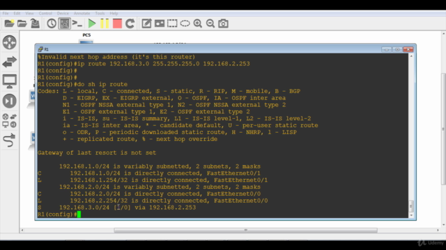 Cisco CCNA: Everything about Static Routing! In Depth Course - Screenshot_04