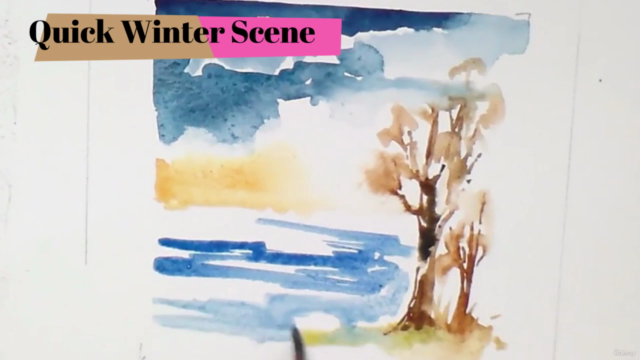 Watercolor paint fun & easy HOLIDAY CARDS for all occasions - Screenshot_03