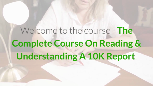 The Complete Course On Reading & Understanding A 10K Report - Screenshot_01