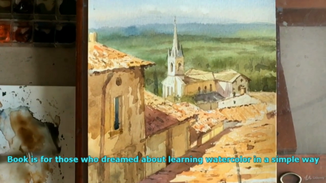 Watercolor painting with Master step-by-step: Poppy field - Screenshot_03