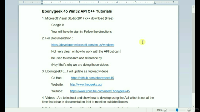 Win32 API C++ Tutorial Ebonygeek45 - Screenshot_01