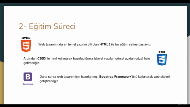 Sıfırdan Web Tasarım:HTML5, CSS3 ve Bootstrap 4 Eğitim Seti - Screenshot_03