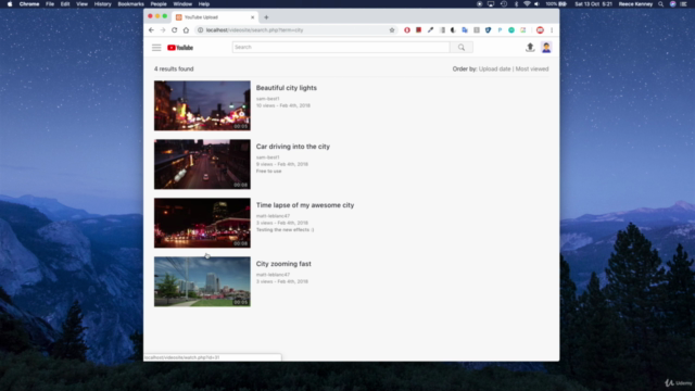 Make a YouTube Clone from Scratch: JavaScript PHP and MySQL - Screenshot_01
