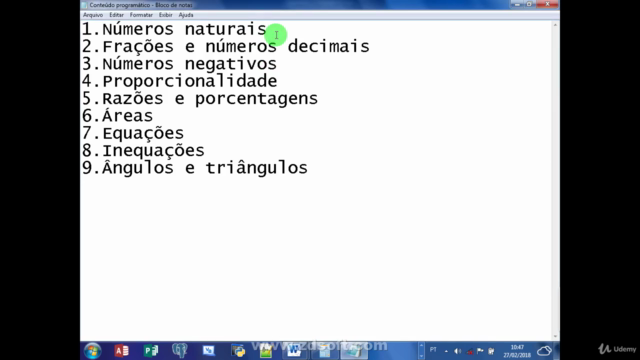 Matemática para sétimo ano de ensino fundamental - Screenshot_01