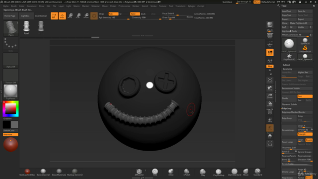 ZBrush 4 R8 - Kitbashing and Custom Brush and Tile Creation - Screenshot_02