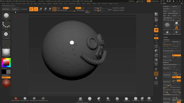 ZBrush 4 R8 - Kitbashing and Custom Brush and Tile Creation - Screenshot_03