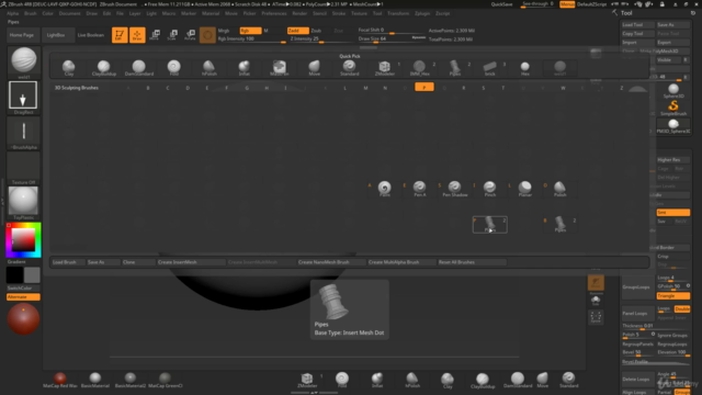 ZBrush 4 R8 - Kitbashing and Custom Brush and Tile Creation - Screenshot_04