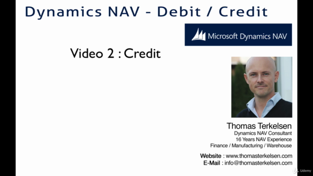 Debit / Credit in Dynamics NAV - Basics - Screenshot_03