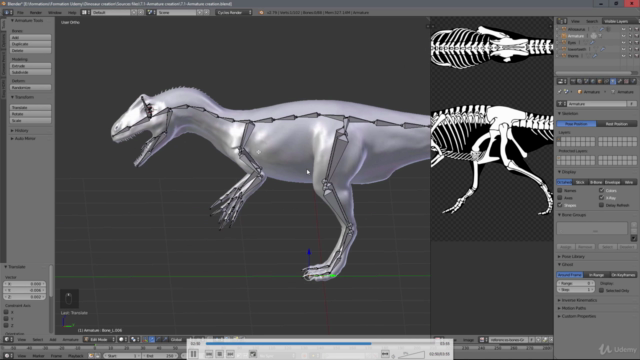 Blender 2.79 Dinosaur creation from scratch - Screenshot_03