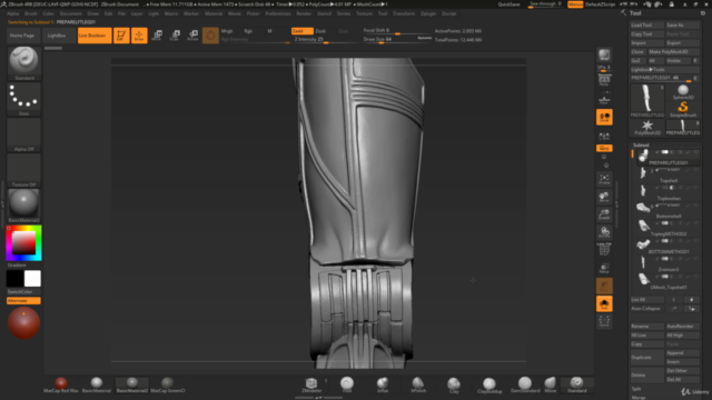 ZBrush Preparing 3D Scans for 3D printing! - Screenshot_03