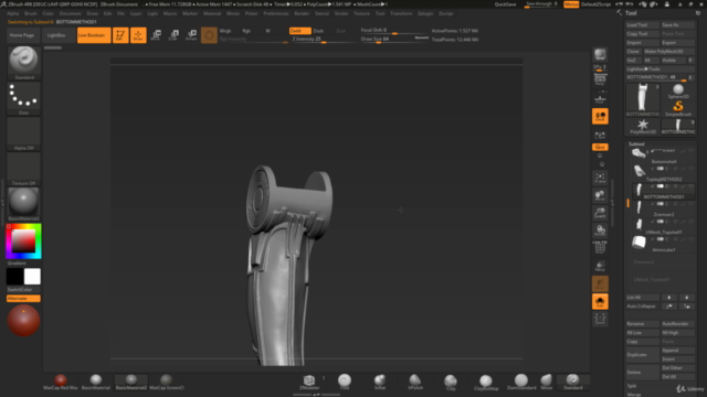 ZBrush Preparing 3D Scans for 3D printing! - Screenshot_04