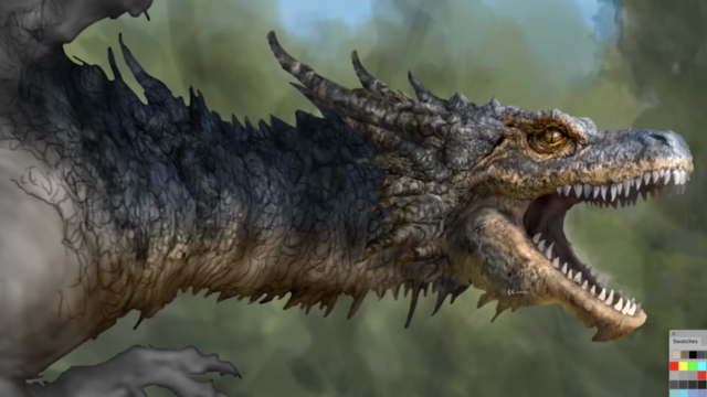 How to digitally draw/paint a realistic Dragon in Photoshop - Screenshot_02