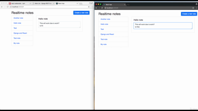 Django 2 & React: Build a Realtime web app - Screenshot_03