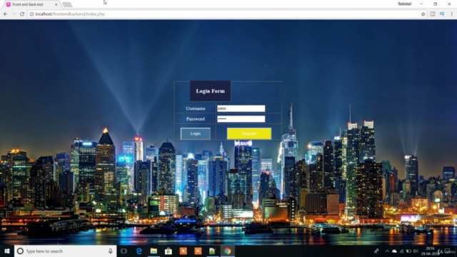 Build a Complete Registration and Login System using PHP - Screenshot_01