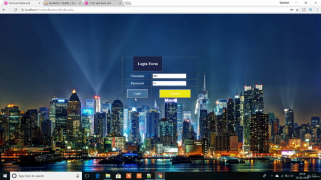 Build a Complete Registration and Login System using PHP - Screenshot_03