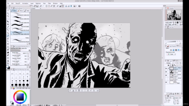 PACK: Dessiner comme dans "SIN CITY" ou "WALKING DEAD" - Screenshot_01