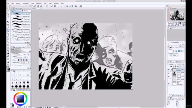 PACK: Dessiner comme dans "SIN CITY" ou "WALKING DEAD" - Screenshot_02