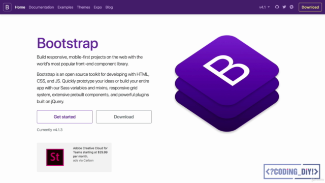 DIY Bootstrap 4 - 10시간 만에 부트스트랩 기초부터 마스터하기(+ 웹팩, 프로젝트 제작) – Screenshot 1