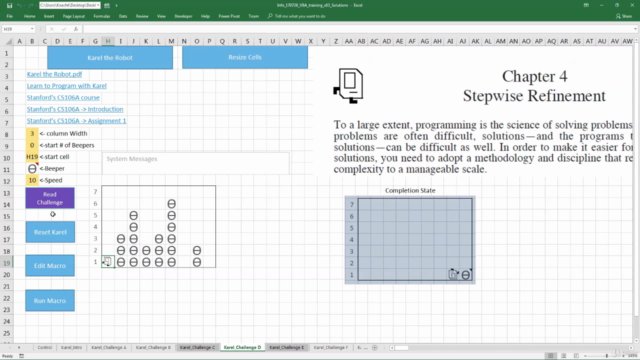 Introduction to Visual Basic using Karel the Robot in Excel - Screenshot_02