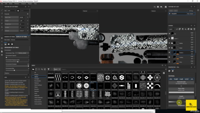 The Complete Substance Painter Course: Create 3DGun texture - Screenshot_04