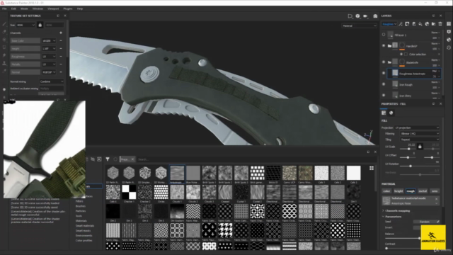 Advanced Substance Painter Course: 3D Weapon Texture  Part 2 - Screenshot_02