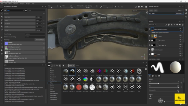 Advanced Substance Painter Course: 3D Weapon Texture  Part 2 - Screenshot_03