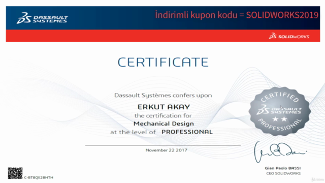 Solidworks Programını Sertifikalı Uzmandan Öğrenin - Screenshot_01