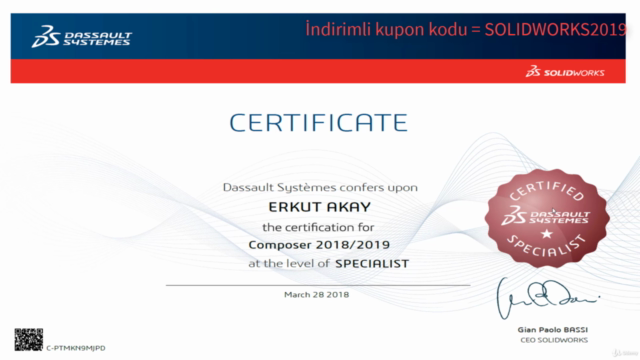 Solidworks Programını Sertifikalı Uzmandan Öğrenin - Screenshot_03