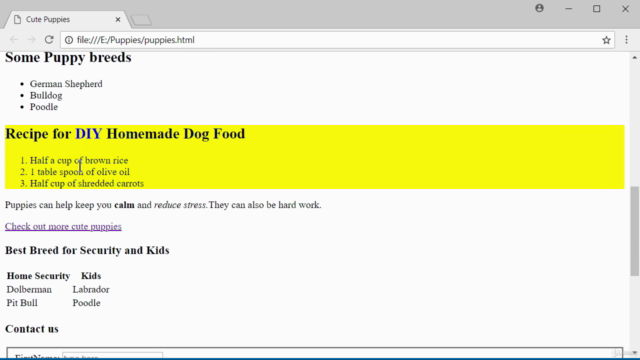 Learn to code with HTML from Scratch - Screenshot_02